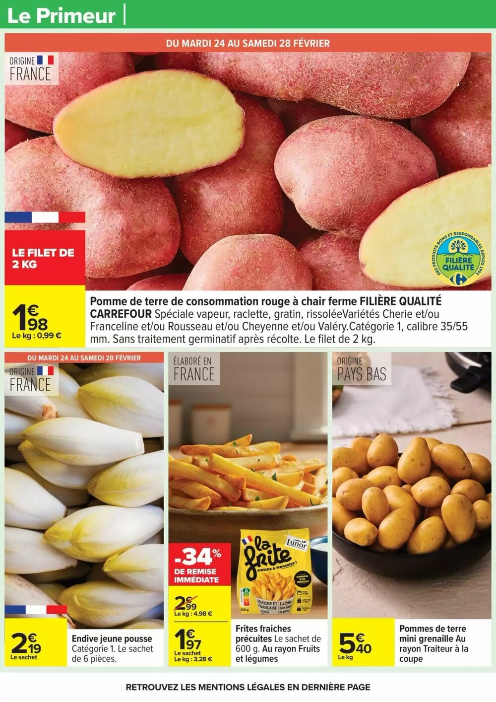 Prospectus promotionnel Carrefour valable à partir du 24/02/2026 - Page 34.