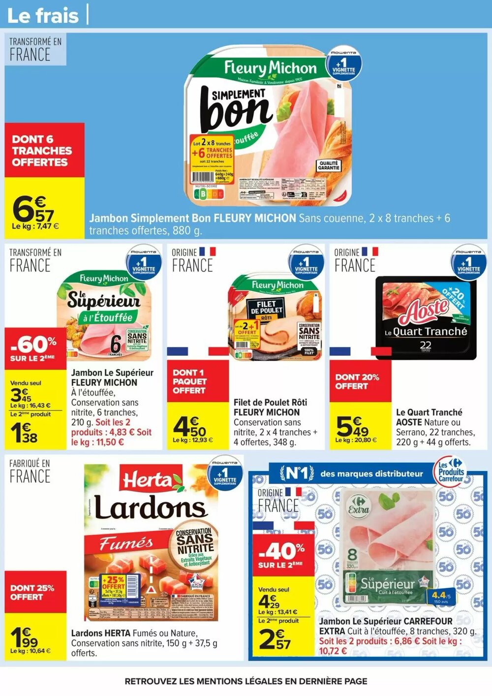 Prospectus promotionnel Carrefour valable à partir du 24/02/2026 - Page 46.