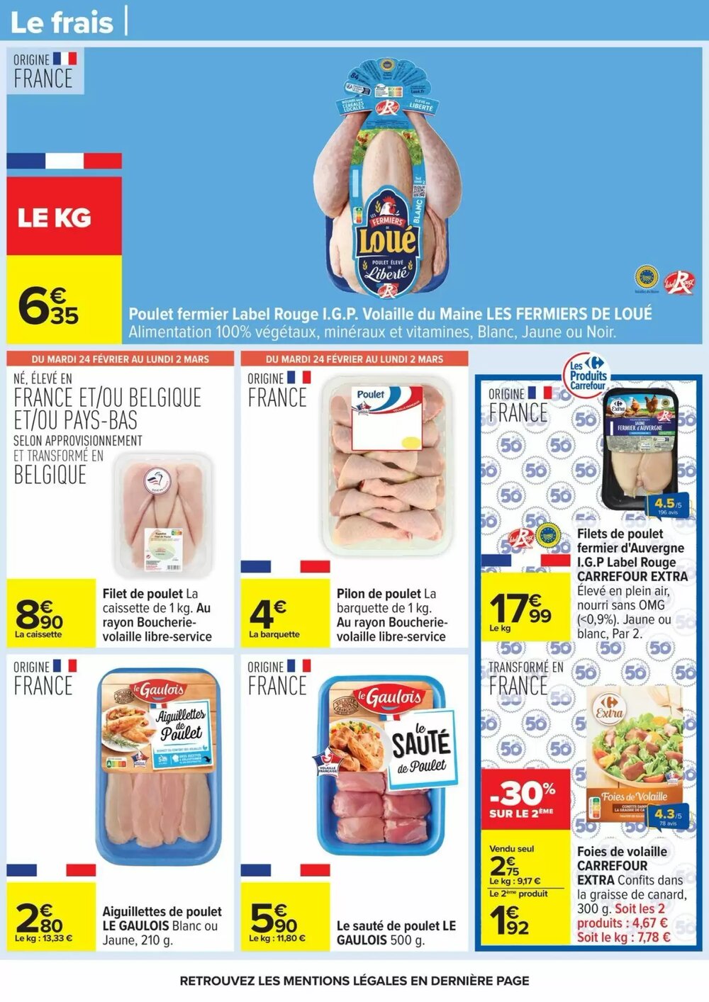 Prospectus promotionnel Carrefour valable à partir du 24/02/2026 - Page 48.