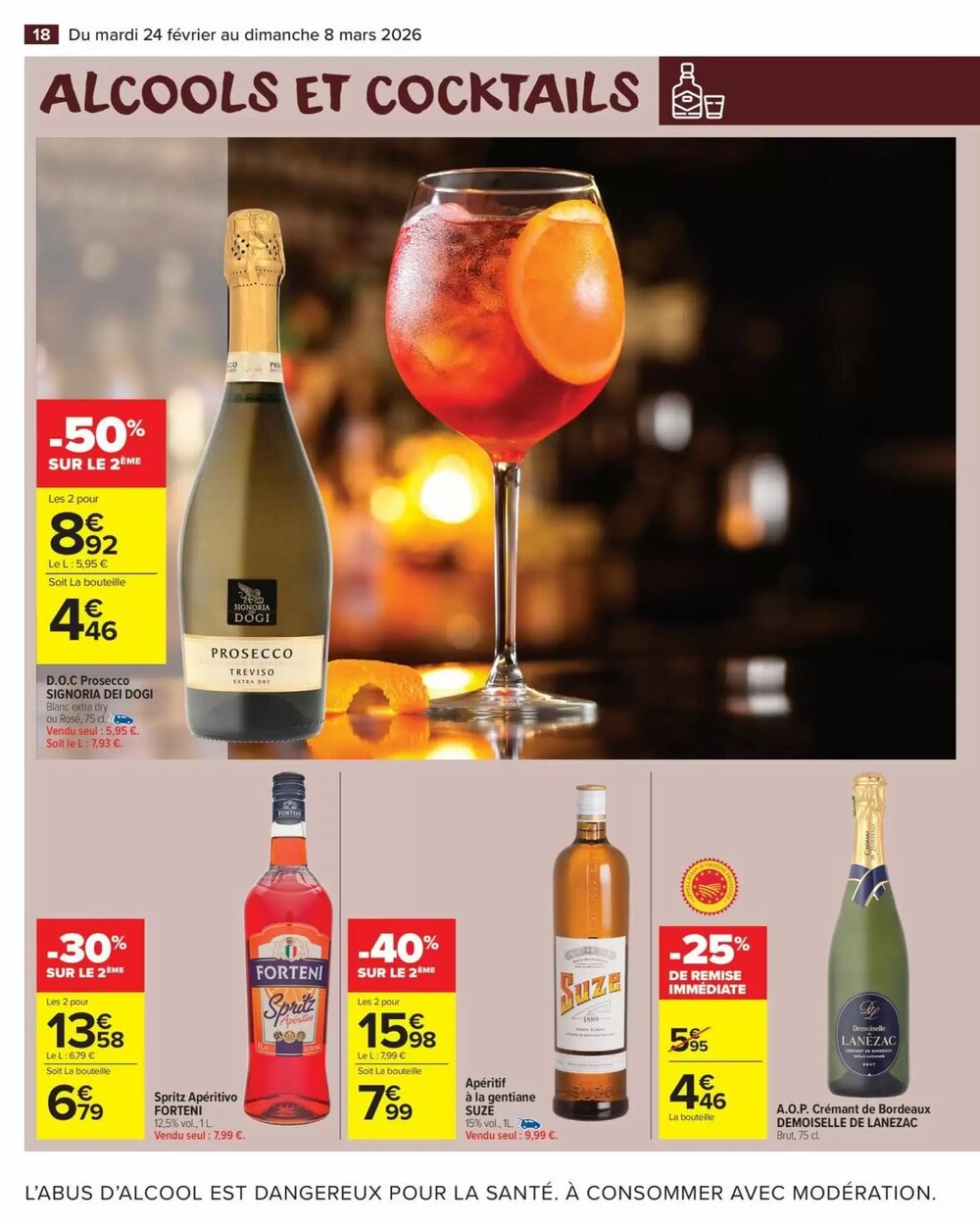 Prospectus promotionnel Carrefour valable à partir du 24/02/2026 - Page 20.