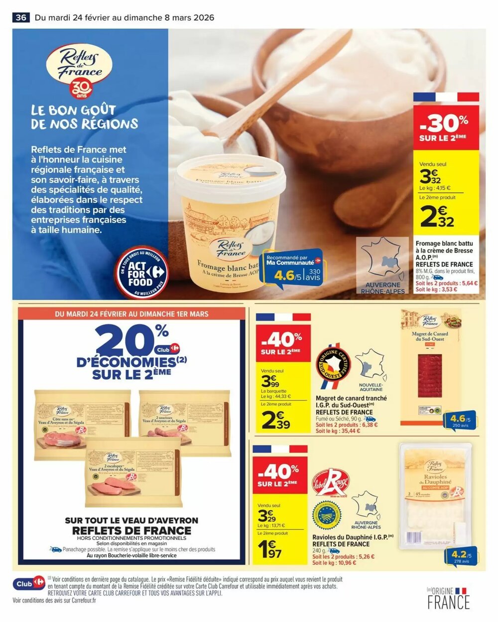 Prospectus promotionnel Carrefour valable à partir du 24/02/2026 - Page 38.