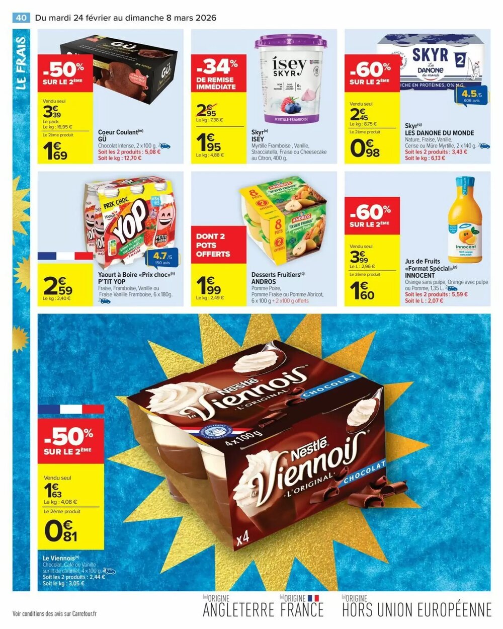 Prospectus promotionnel Carrefour valable à partir du 24/02/2026 - Page 42.