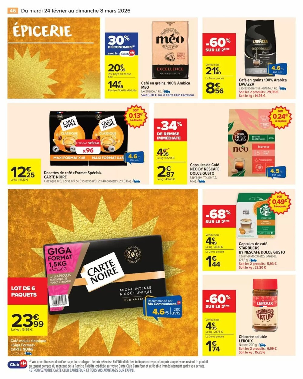 Prospectus promotionnel Carrefour valable à partir du 24/02/2026 - Page 48.