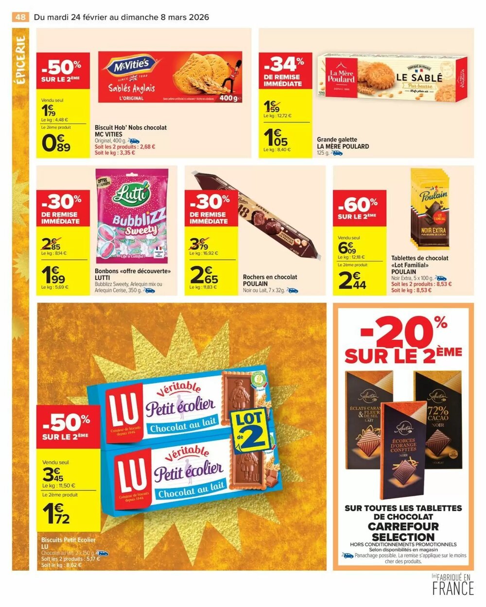 Prospectus promotionnel Carrefour valable à partir du 24/02/2026 - Page 50.