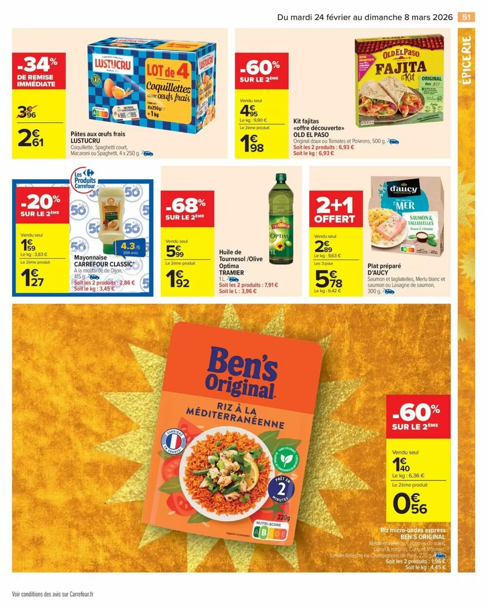 Prospectus promotionnel Carrefour valable à partir du 24/02/2026 - Page 53.