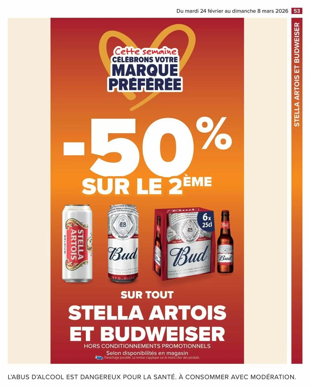 Prospectus promotionnel Carrefour valable à partir du 24/02/2026 - Page 55.