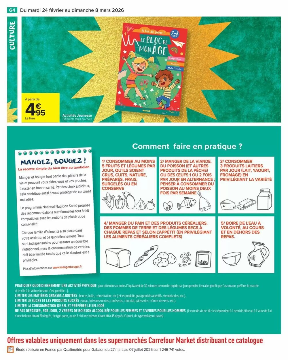 Prospectus promotionnel Carrefour valable à partir du 24/02/2026 - Page 66.