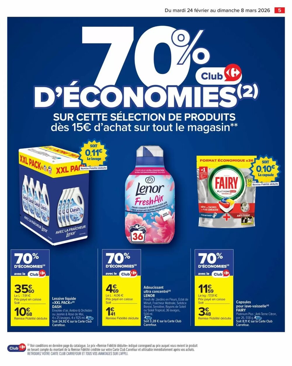Prospectus promotionnel Carrefour valable à partir du 24/02/2026 - Page 7.