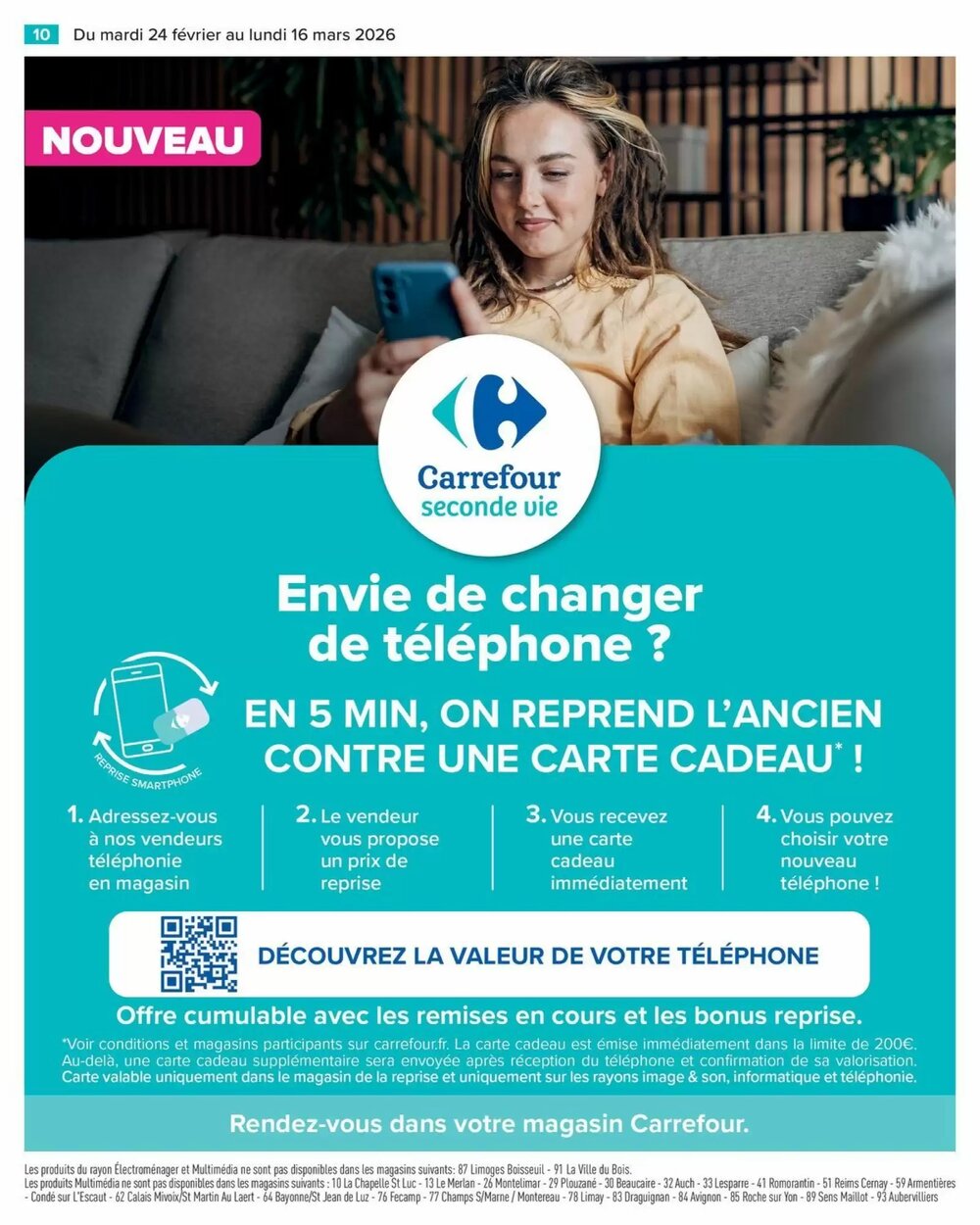 Prospectus promotionnel Carrefour valable à partir du 24/02/2026 - Page 10.