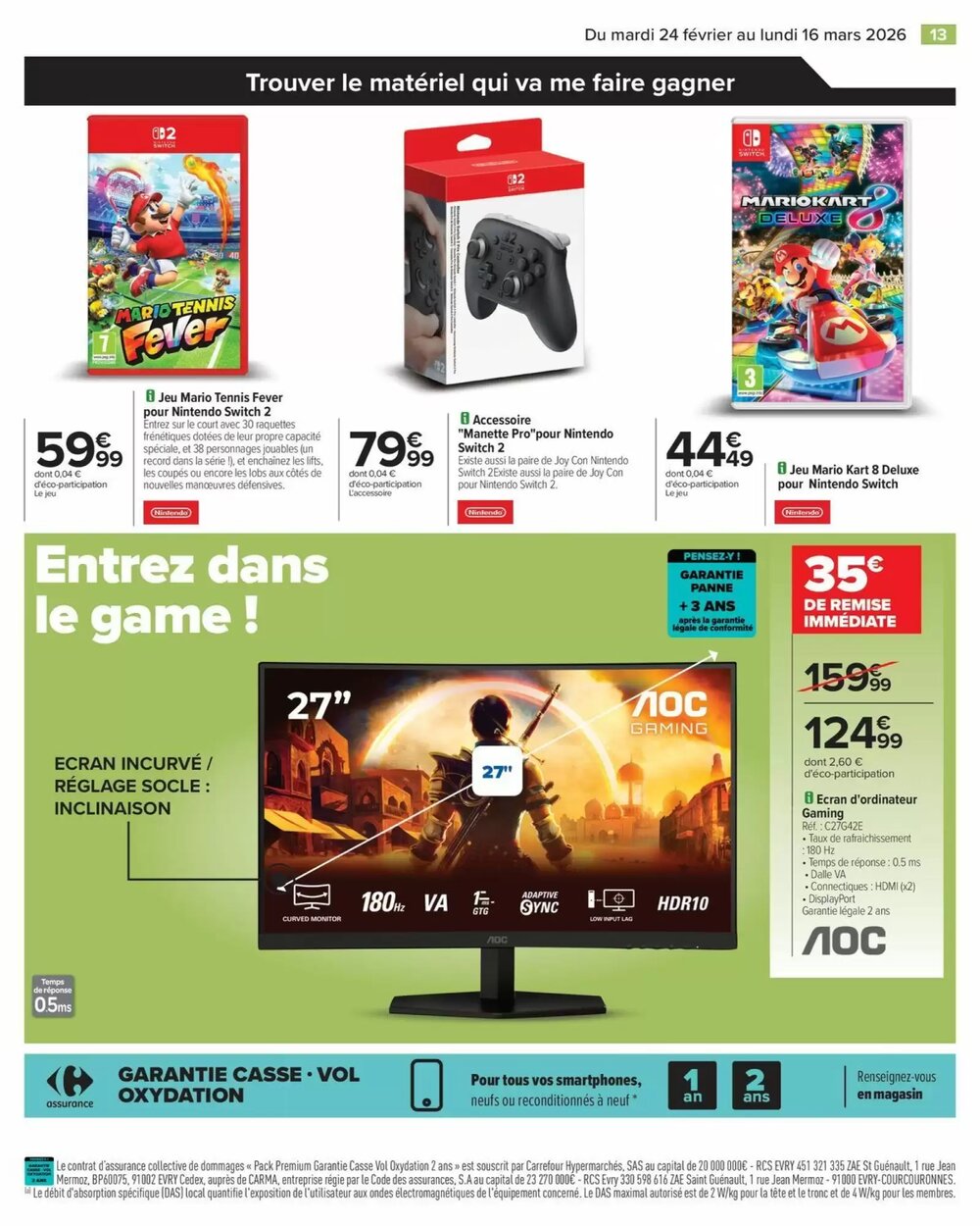 Prospectus promotionnel Carrefour valable à partir du 24/02/2026 - Page 13.
