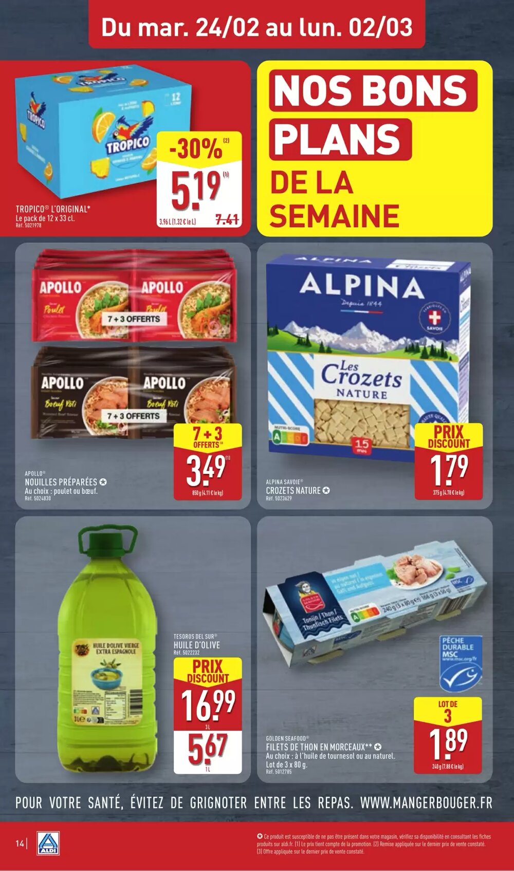 Prospectus promotionnel ALDI valable à partir du 24/02/2026 - Page 16.