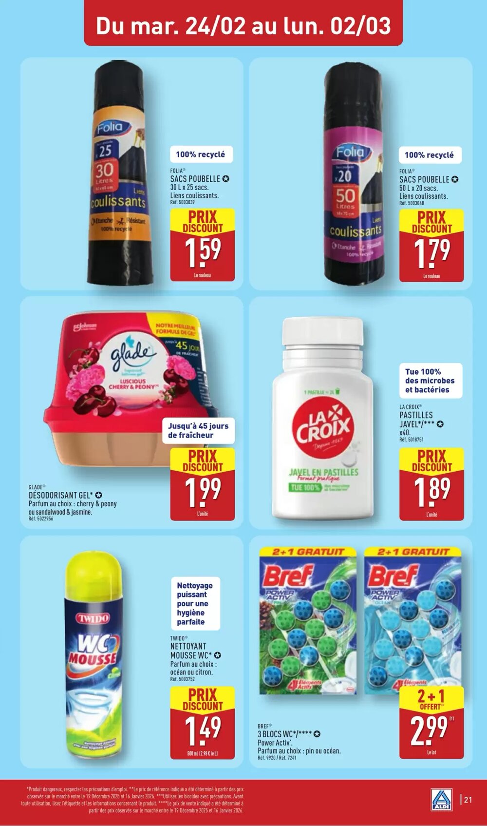 Prospectus promotionnel ALDI valable à partir du 24/02/2026 - Page 23.