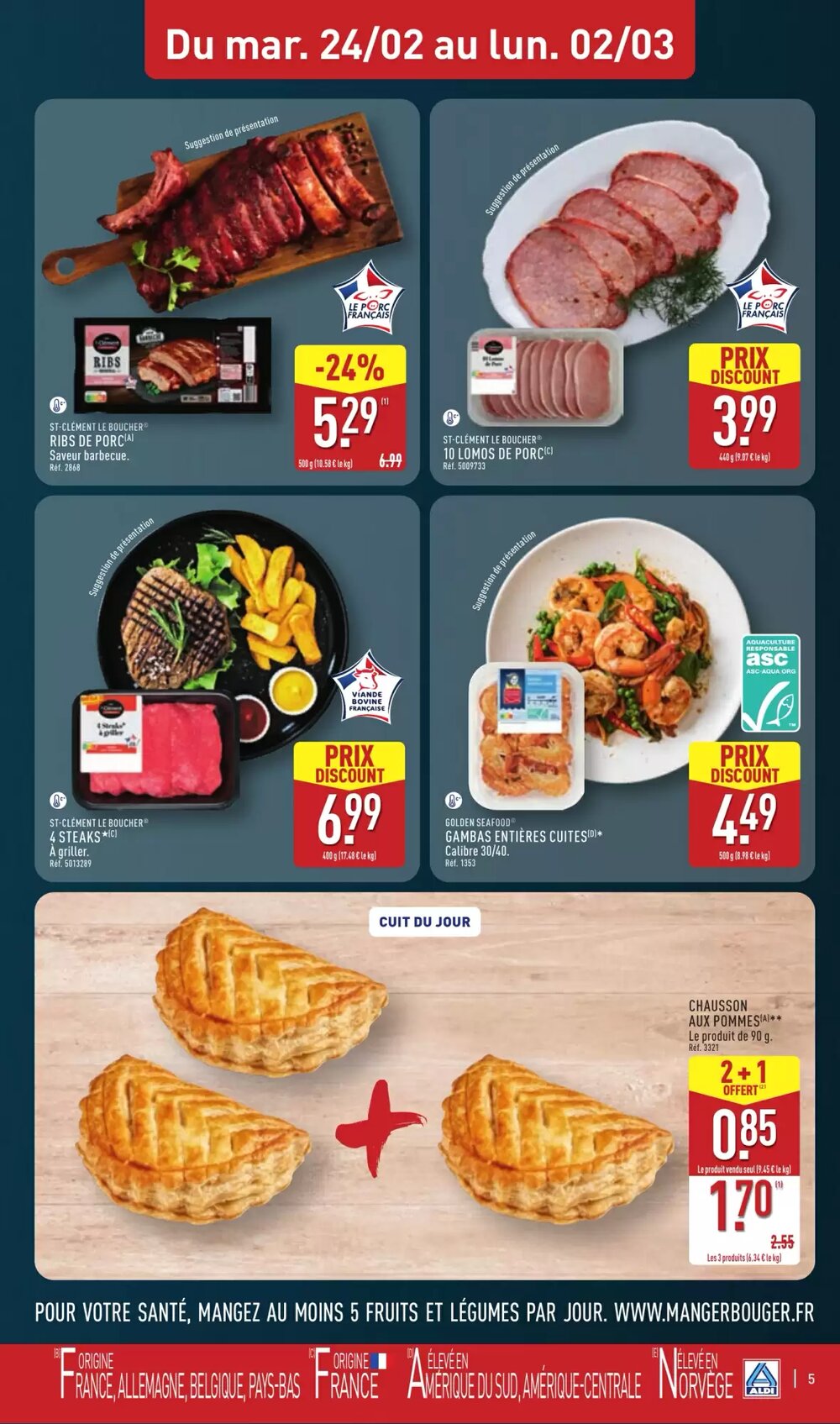 Prospectus promotionnel ALDI valable à partir du 24/02/2026 - Page 7.