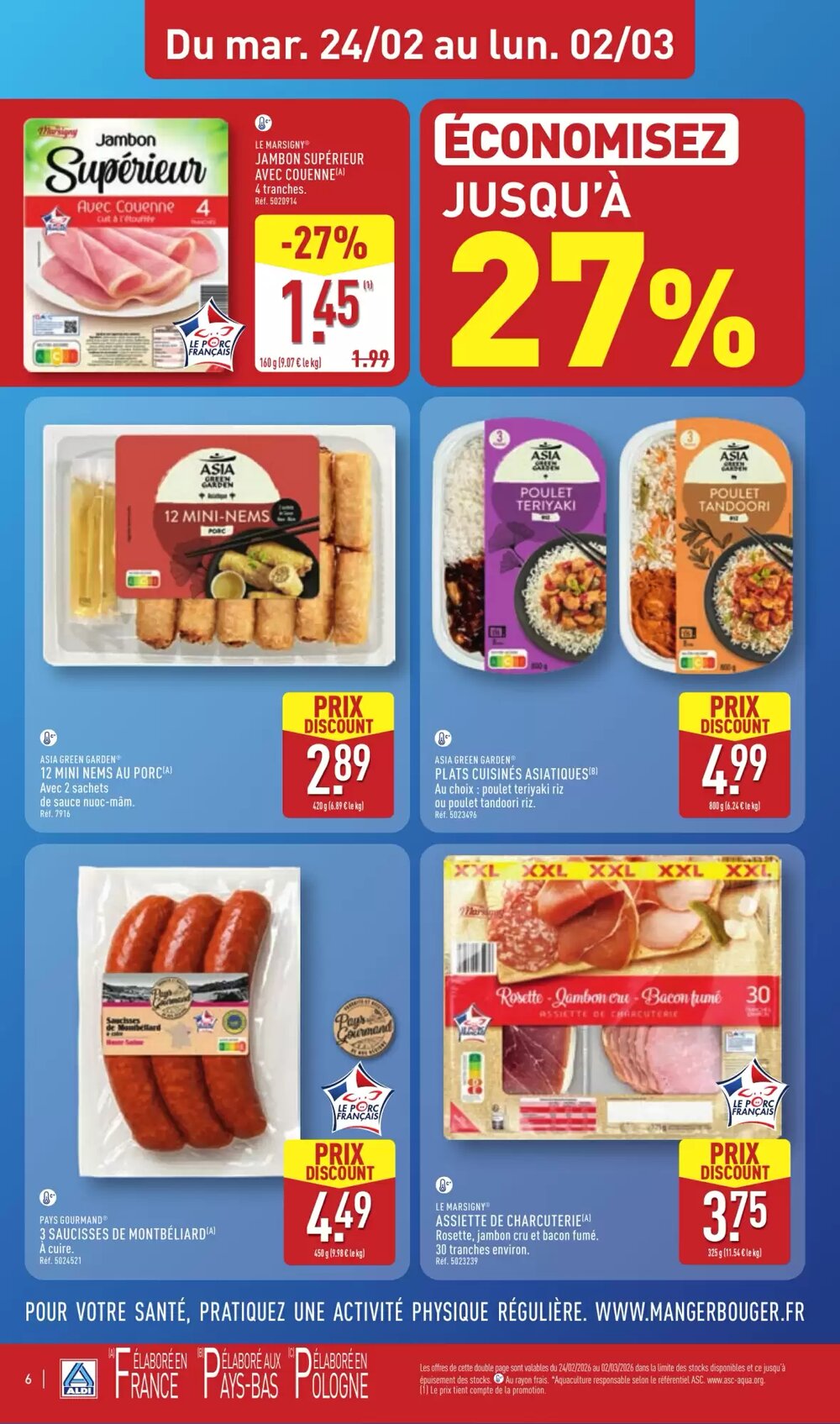 Prospectus promotionnel ALDI valable à partir du 24/02/2026 - Page 8.