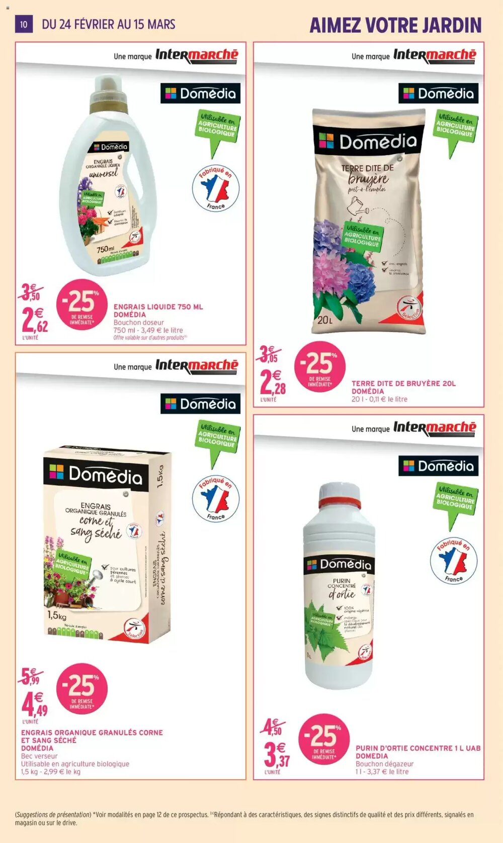 Prospectus promotionnel Intermarché valable à partir du 24/02/2026 - Page 10.