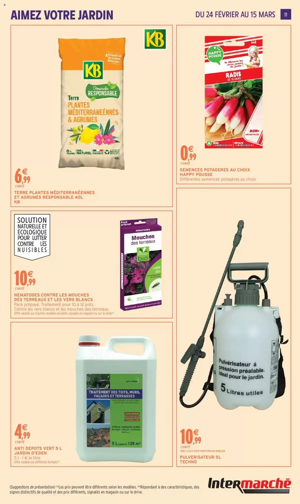 Prospectus promotionnel Intermarché valable à partir du 24/02/2026 - Page 11.