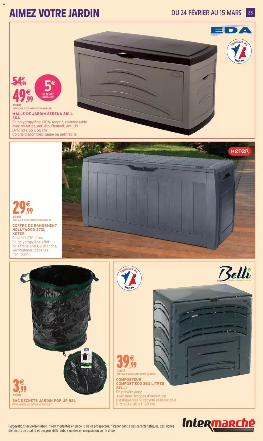 Prospectus promotionnel Intermarché valable à partir du 24/02/2026 - Page 23.