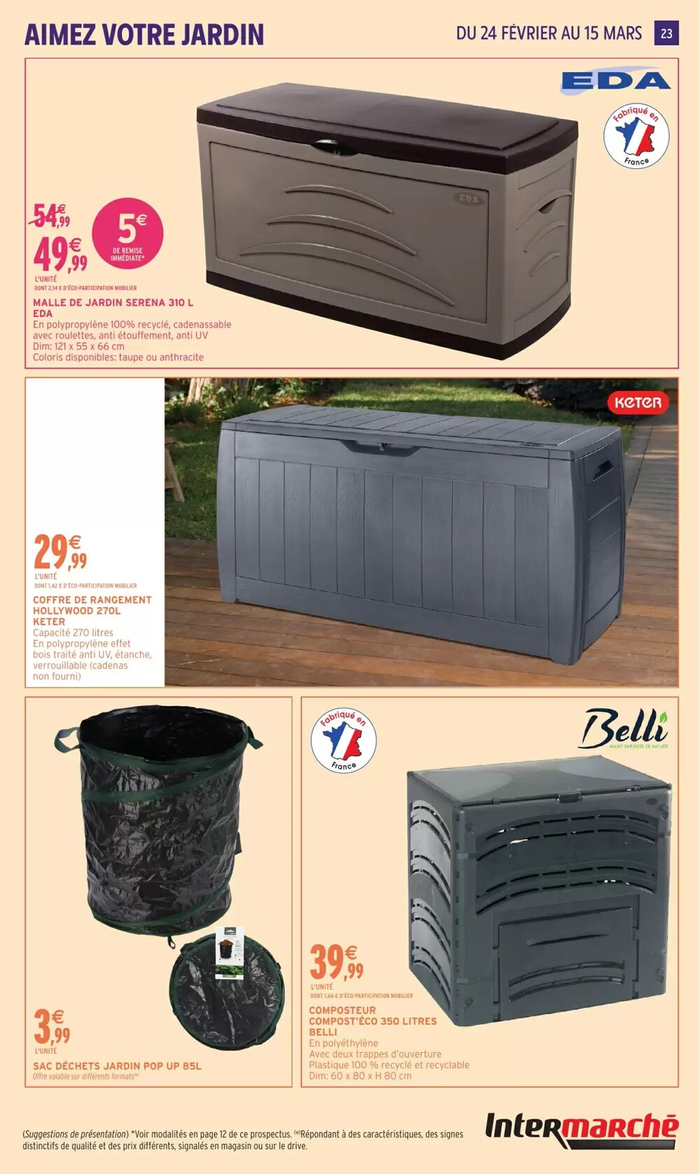 Prospectus promotionnel Intermarché Hyper valable à partir du 24/02/2026 - Page 23.