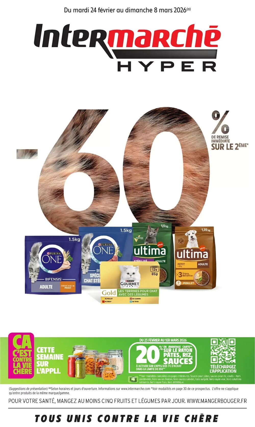 Prospectus promotionnel Intermarché Hyper valable à partir du 24/02/2026 - Page 1.