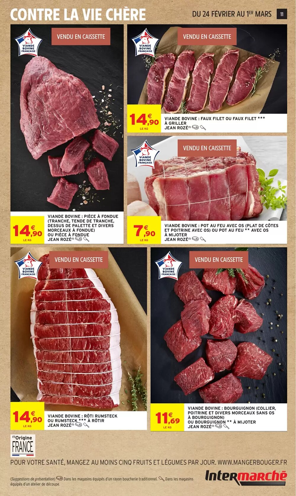 Prospectus promotionnel Intermarché Hyper valable à partir du 24/02/2026 - Page 11.