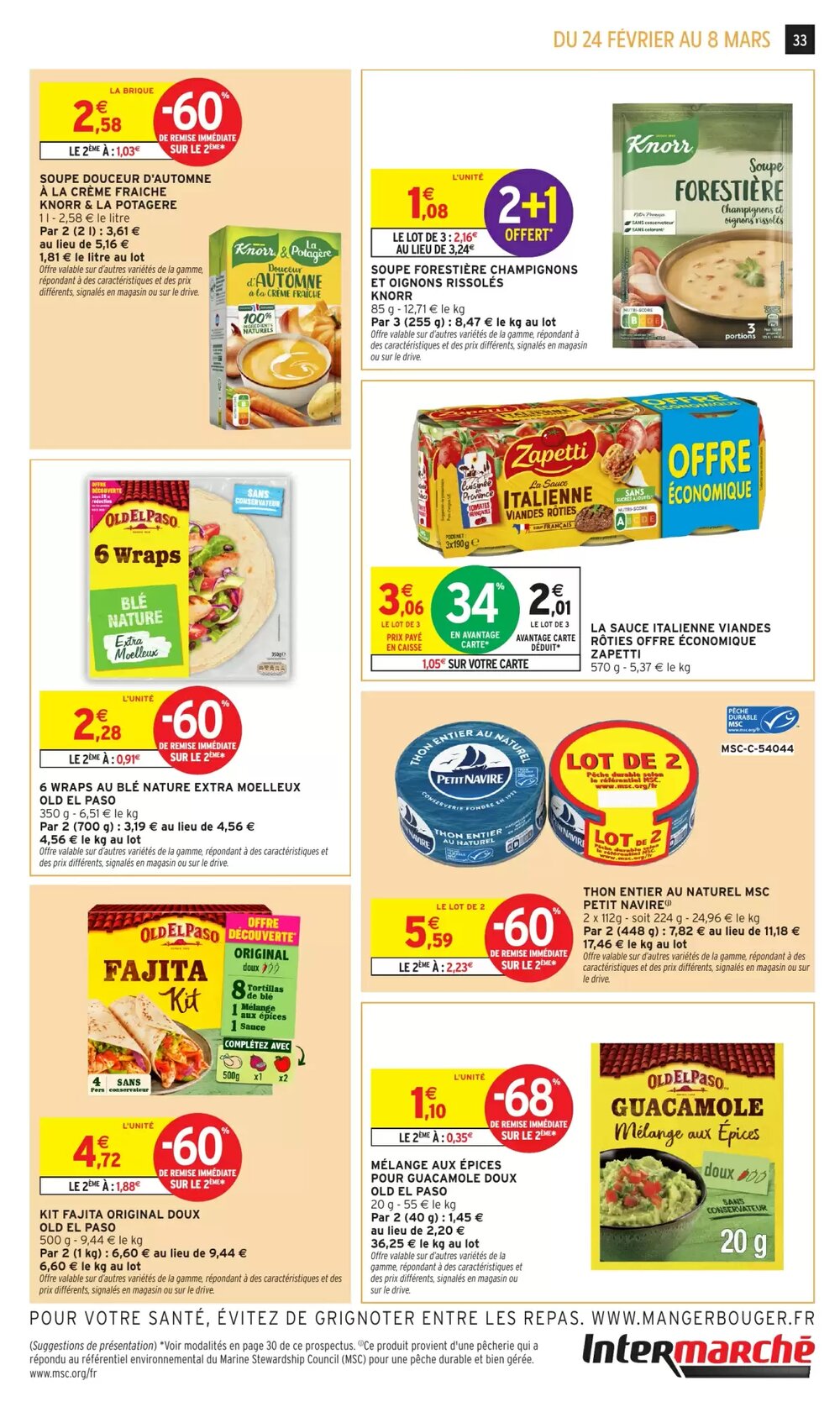 Prospectus promotionnel Intermarché Hyper valable à partir du 24/02/2026 - Page 33.