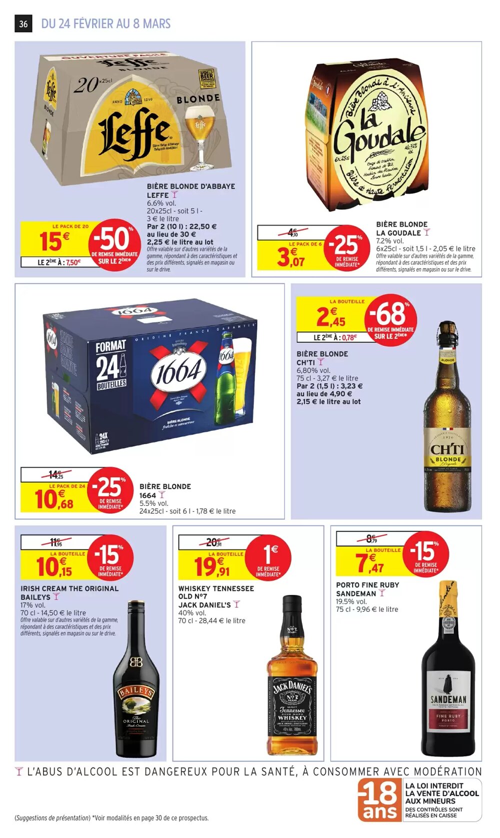 Prospectus promotionnel Intermarché Hyper valable à partir du 24/02/2026 - Page 36.