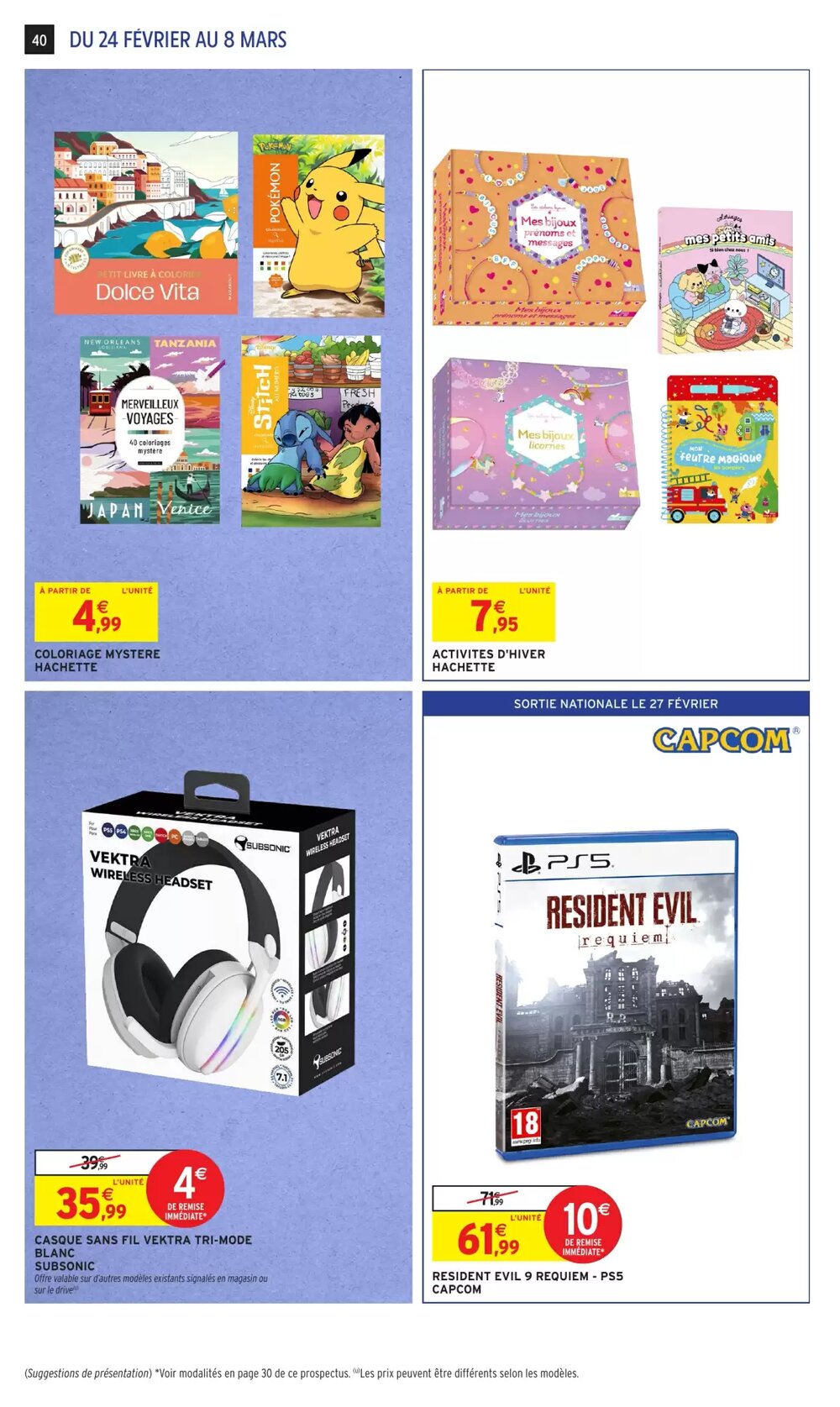 Prospectus promotionnel Intermarché Hyper valable à partir du 24/02/2026 - Page 40.