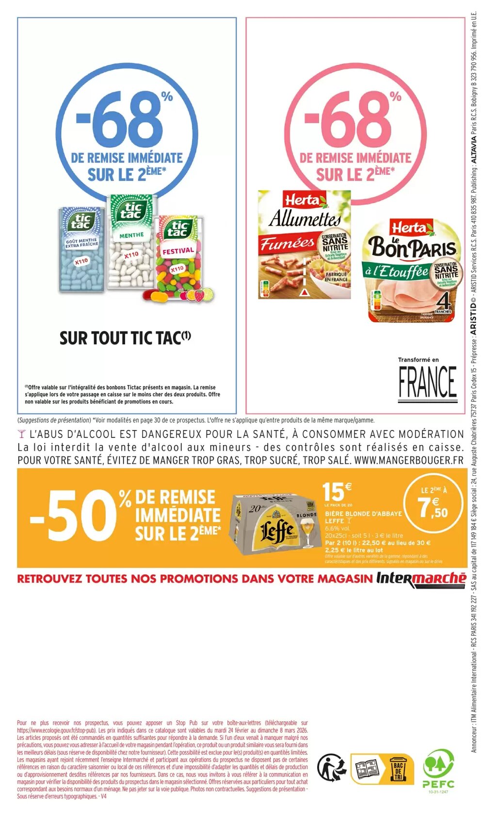 Prospectus promotionnel Intermarché Hyper valable à partir du 24/02/2026 - Page 44.