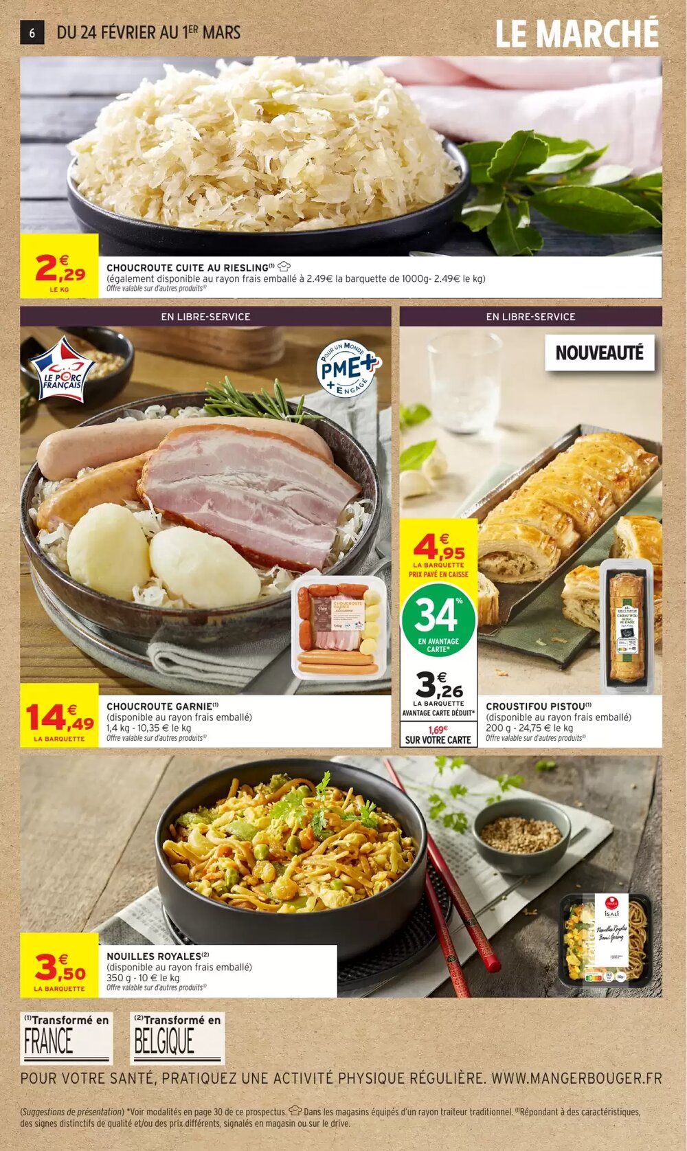 Prospectus promotionnel Intermarché Hyper valable à partir du 24/02/2026 - Page 6.