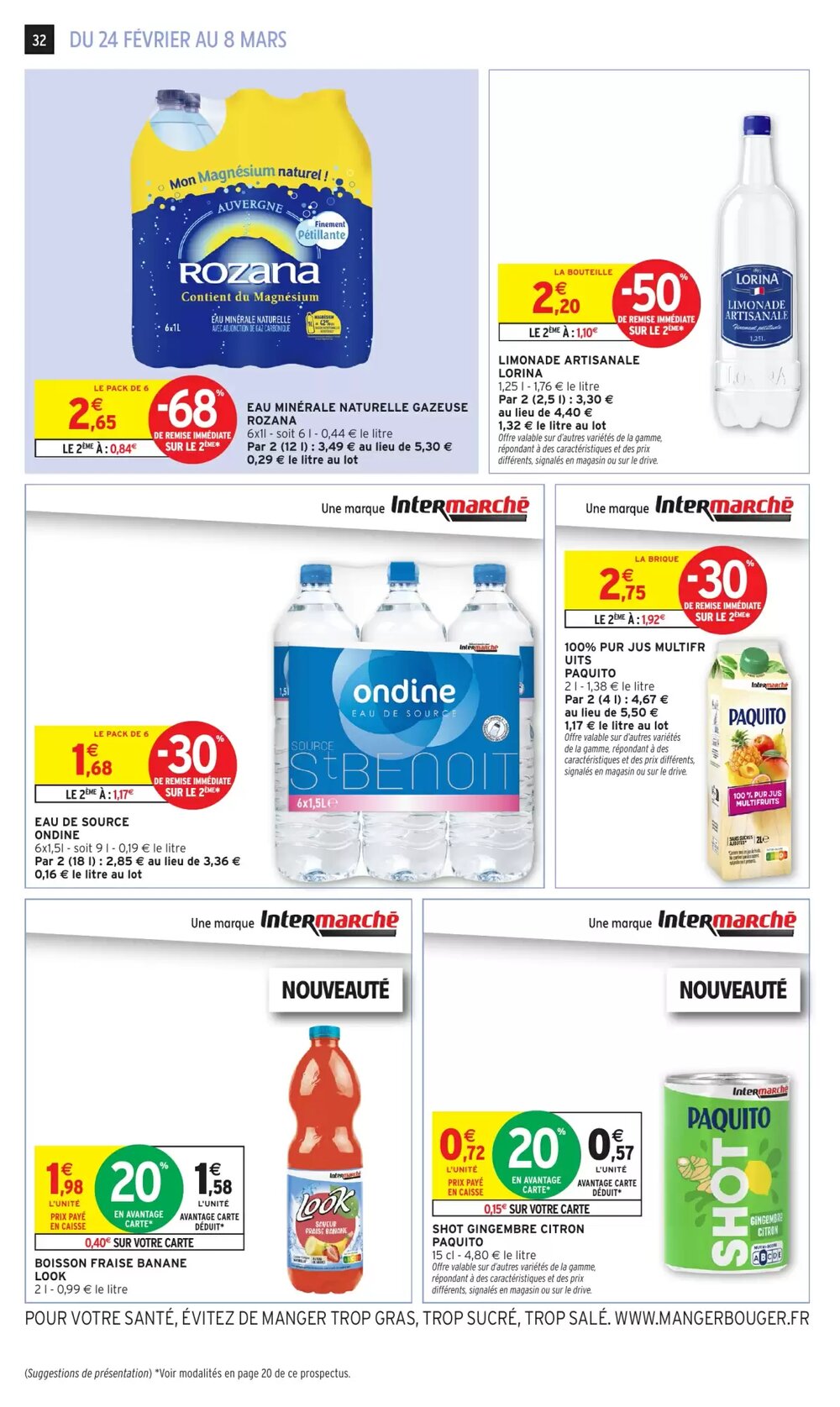 Prospectus promotionnel Intermarché valable à partir du 24/02/2026 - Page 32.