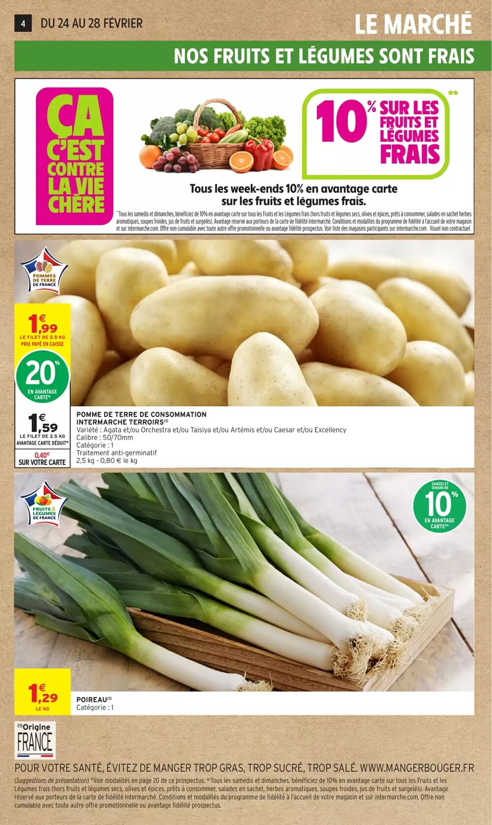 Prospectus promotionnel Intermarché valable à partir du 24/02/2026 - Page 4.