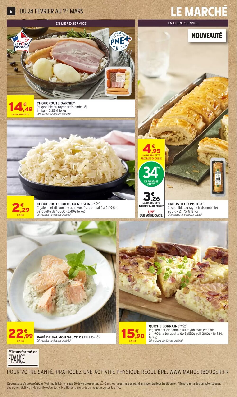 Prospectus promotionnel Intermarché valable à partir du 24/02/2026 - Page 6.