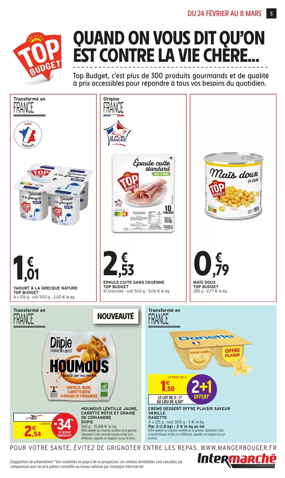 Prospectus promotionnel Intermarché valable à partir du 24/02/2026 - Page 5.
