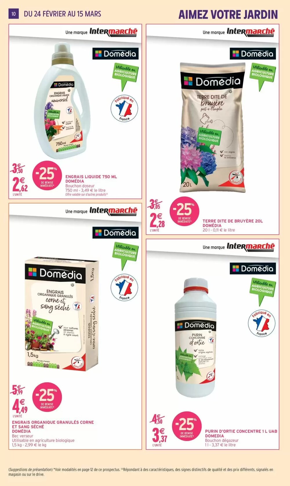 Prospectus promotionnel Intermarché valable à partir du 24/02/2026 - Page 10.