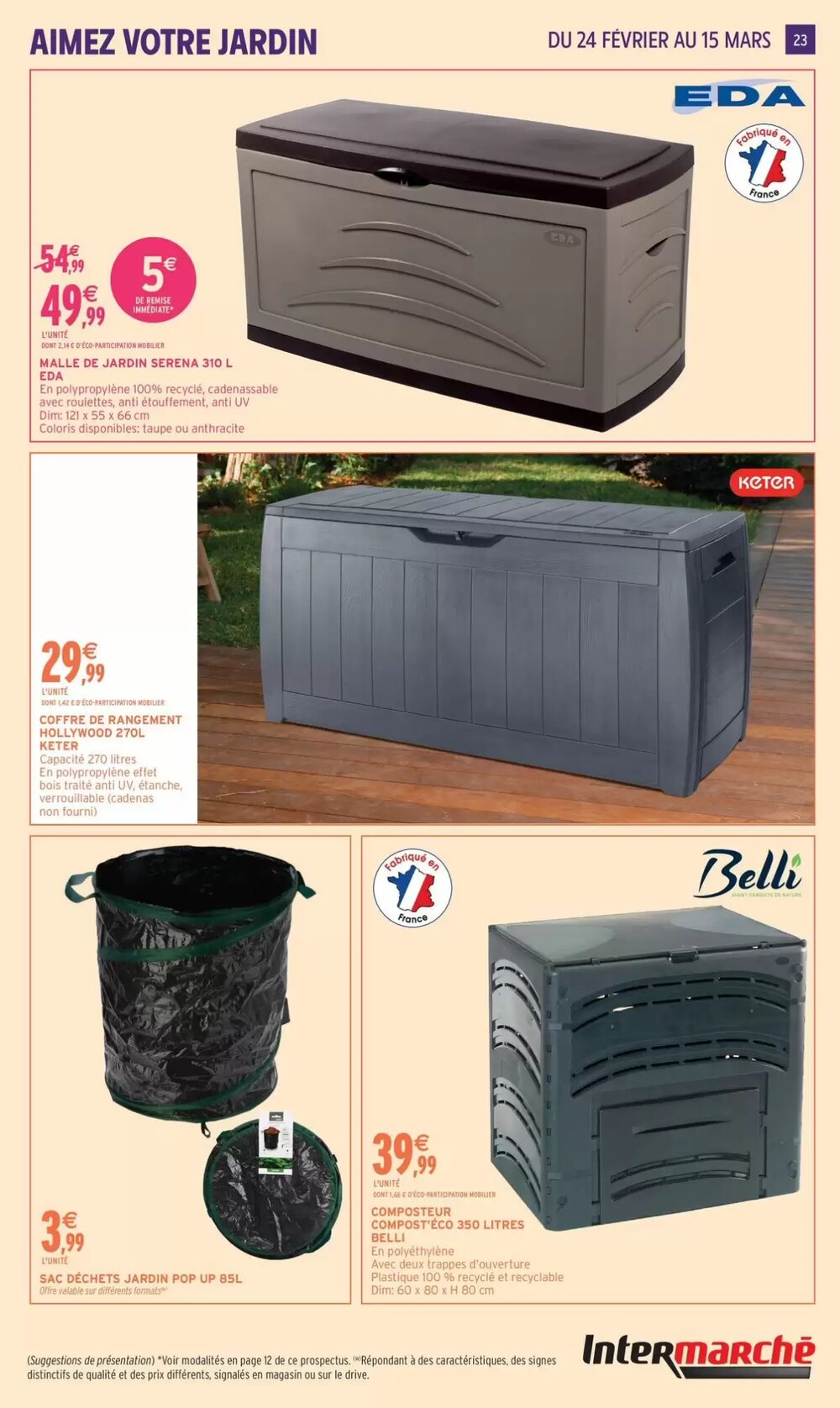 Prospectus promotionnel Intermarché valable à partir du 24/02/2026 - Page 23.