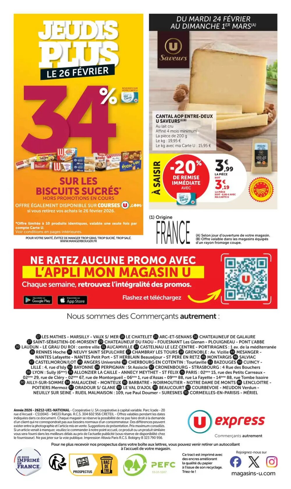 Prospectus promotionnel U Express valable à partir du 24/02/2026 - Page 12.