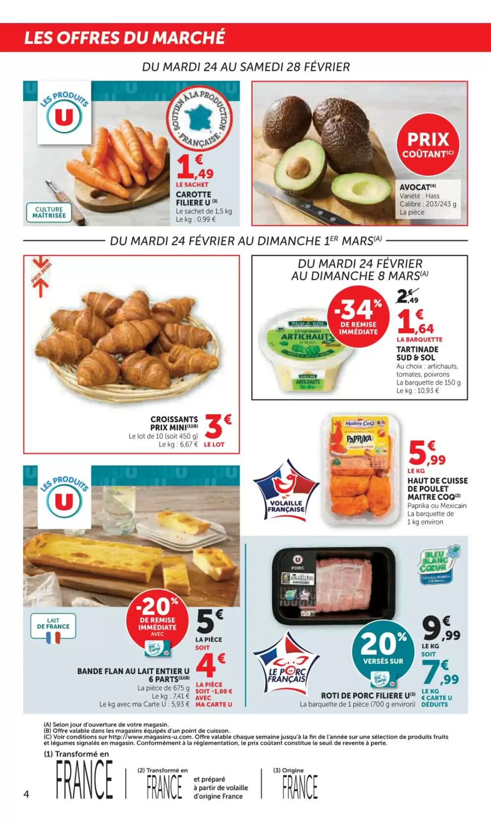 Prospectus promotionnel U Express valable à partir du 24/02/2026 - Page 4.