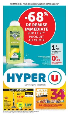 Prospectus promotionnel Hyper U valable à partir du 24/02/2026