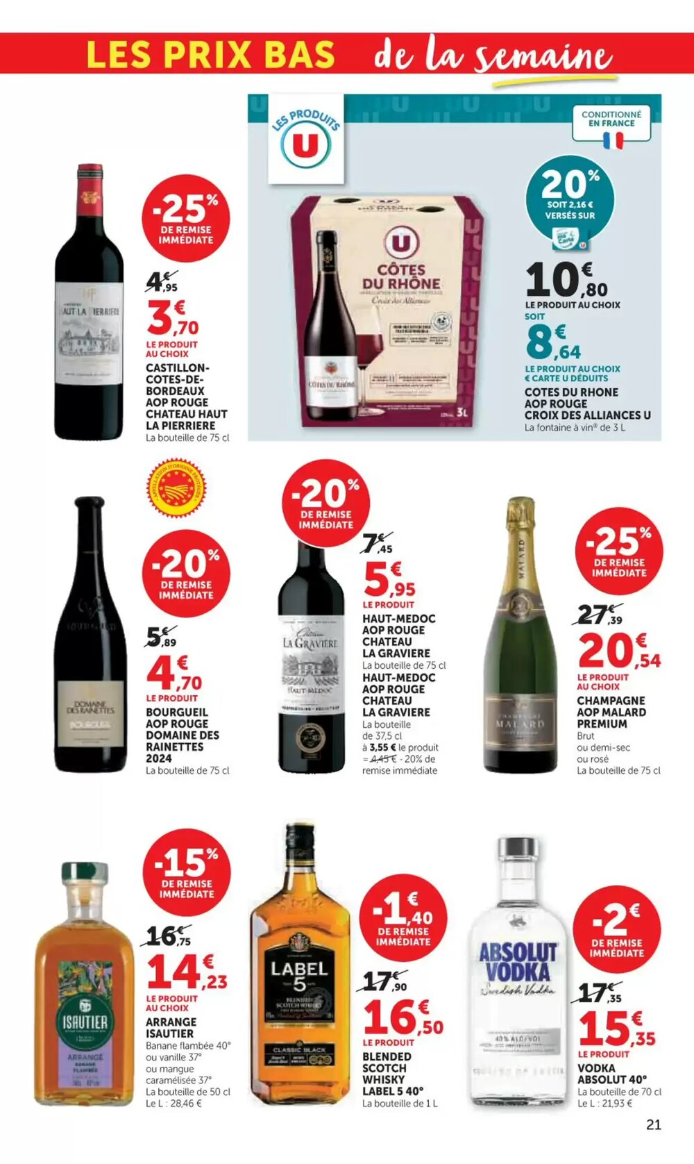 Prospectus promotionnel Hyper U valable à partir du 24/02/2026 - Page 21.