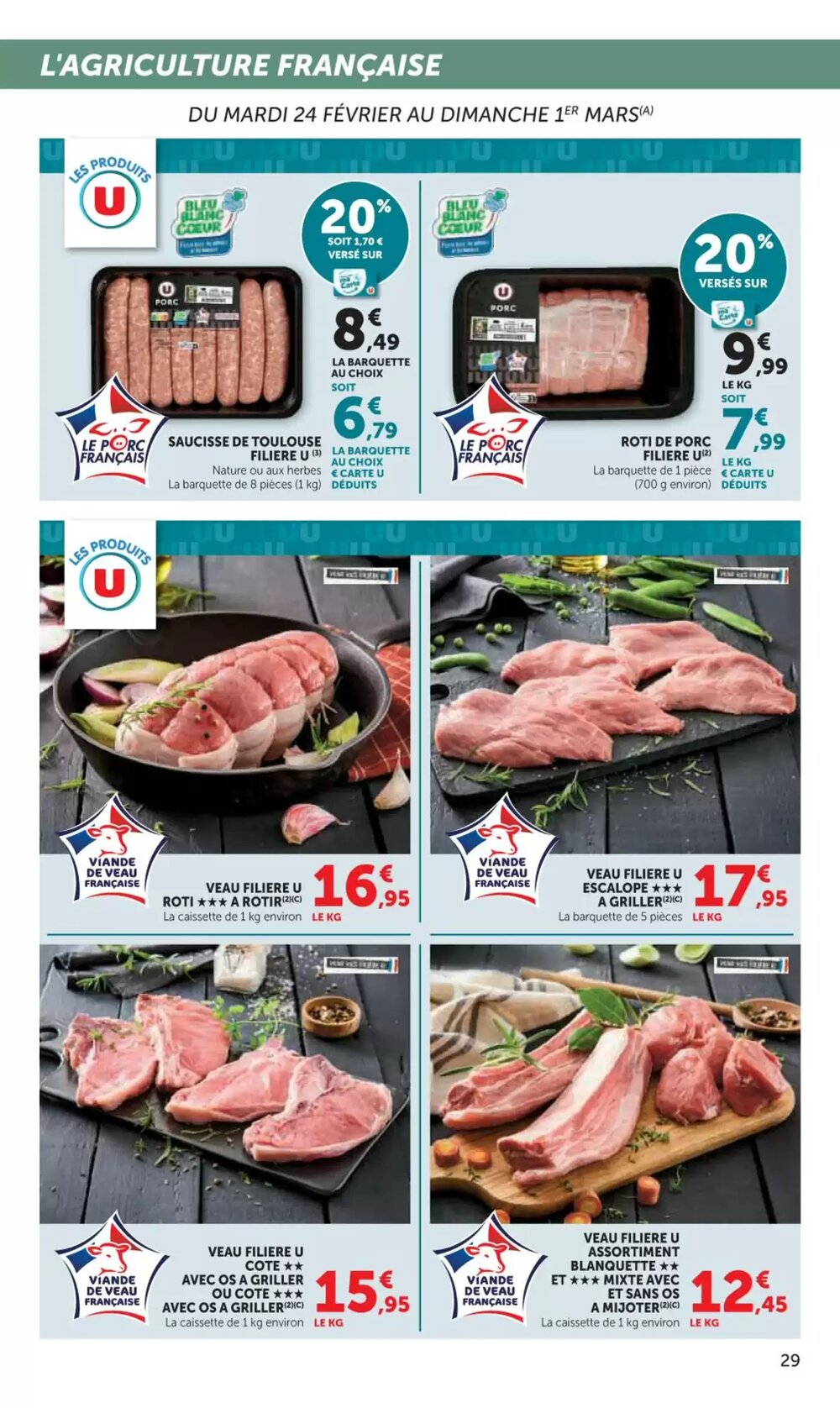 Prospectus promotionnel Hyper U valable à partir du 24/02/2026 - Page 29.