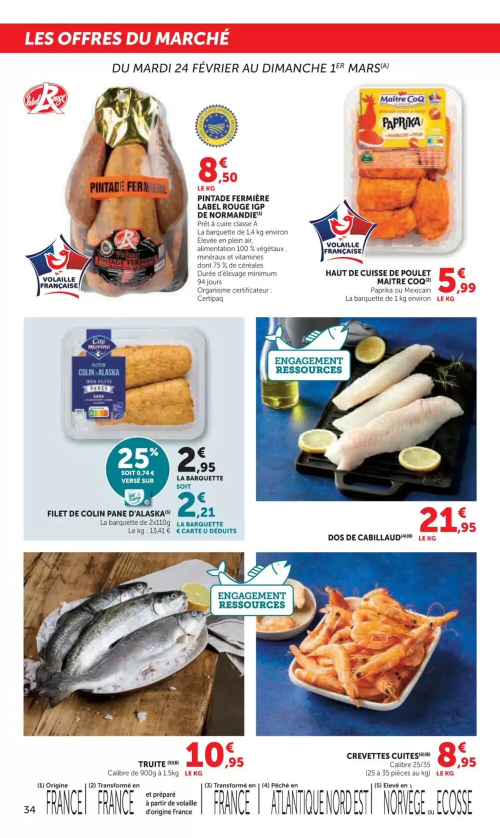 Prospectus promotionnel Hyper U valable à partir du 24/02/2026 - Page 34.