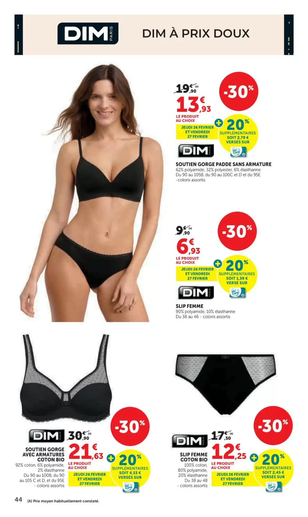 Prospectus promotionnel Hyper U valable à partir du 24/02/2026 - Page 44.