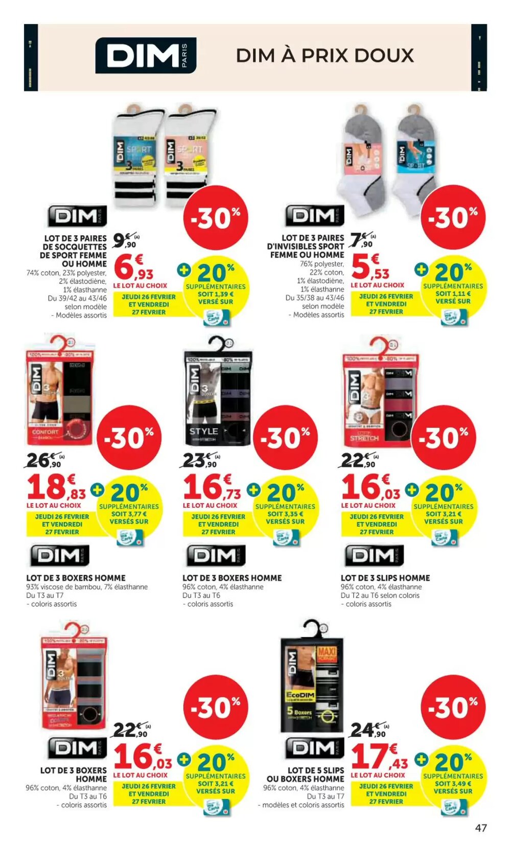 Prospectus promotionnel Hyper U valable à partir du 24/02/2026 - Page 47.