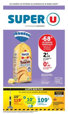 Prospectus promotionnel Super U valable à partir du 24/02/2026