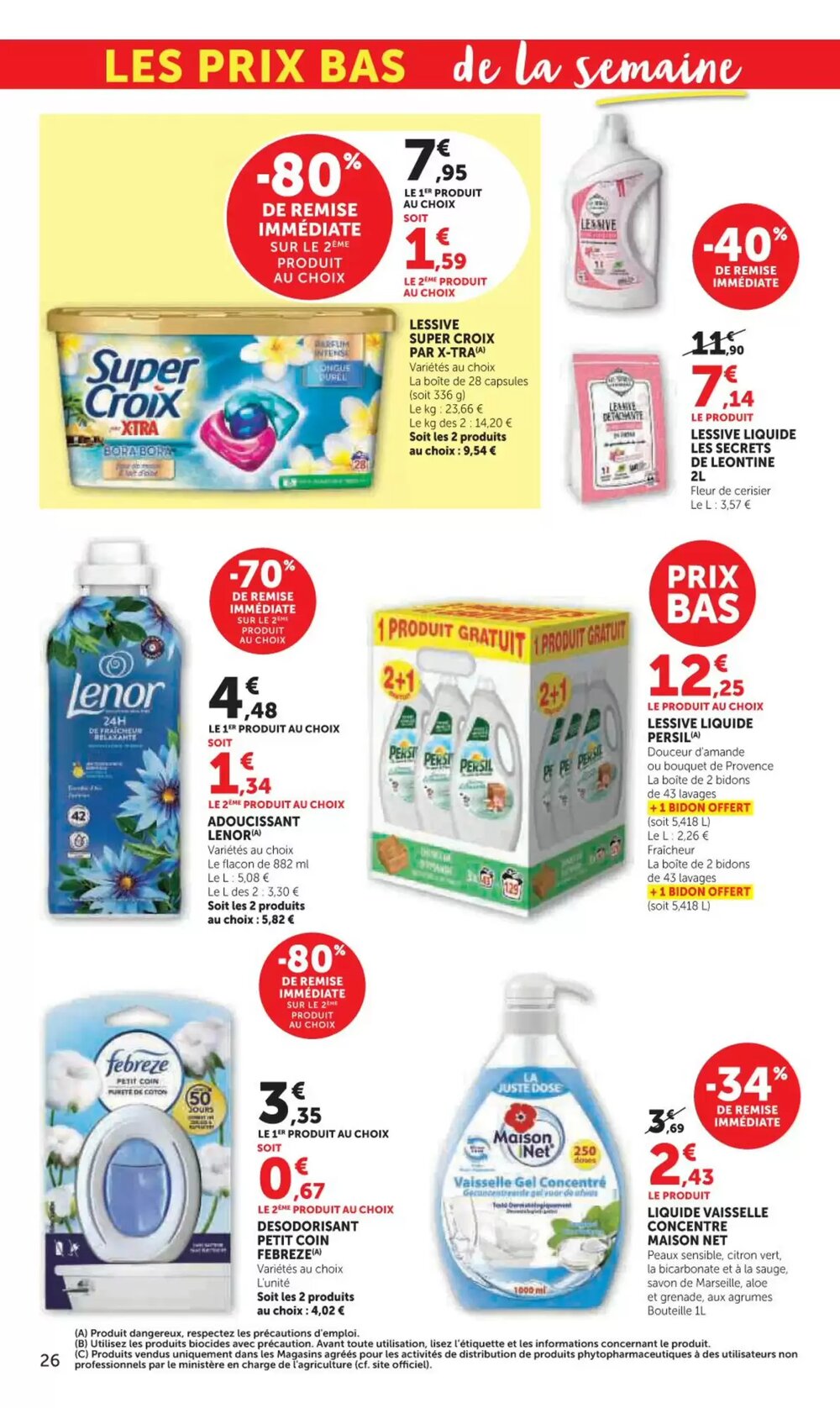 Prospectus promotionnel Super U valable à partir du 24/02/2026 - Page 26.