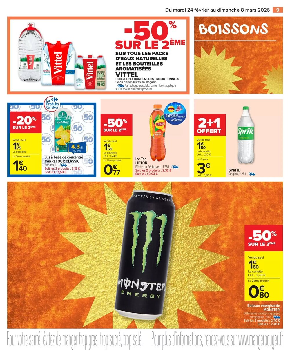 Prospectus promotionnel Carrefour Market valable à partir du 24/02/2026 - Page 10.
