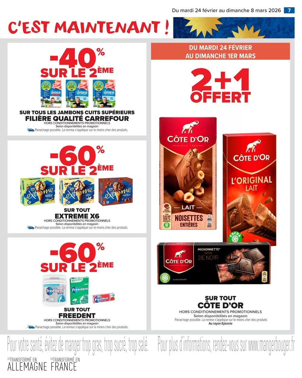 Prospectus promotionnel Carrefour Market valable à partir du 24/02/2026 - Page 8.