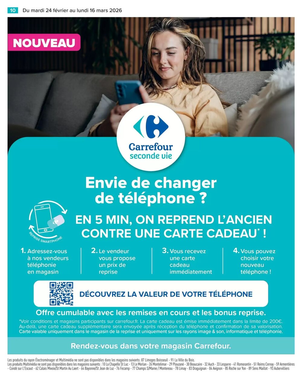Prospectus promotionnel Carrefour valable à partir du 24/02/2026 - Page 10.