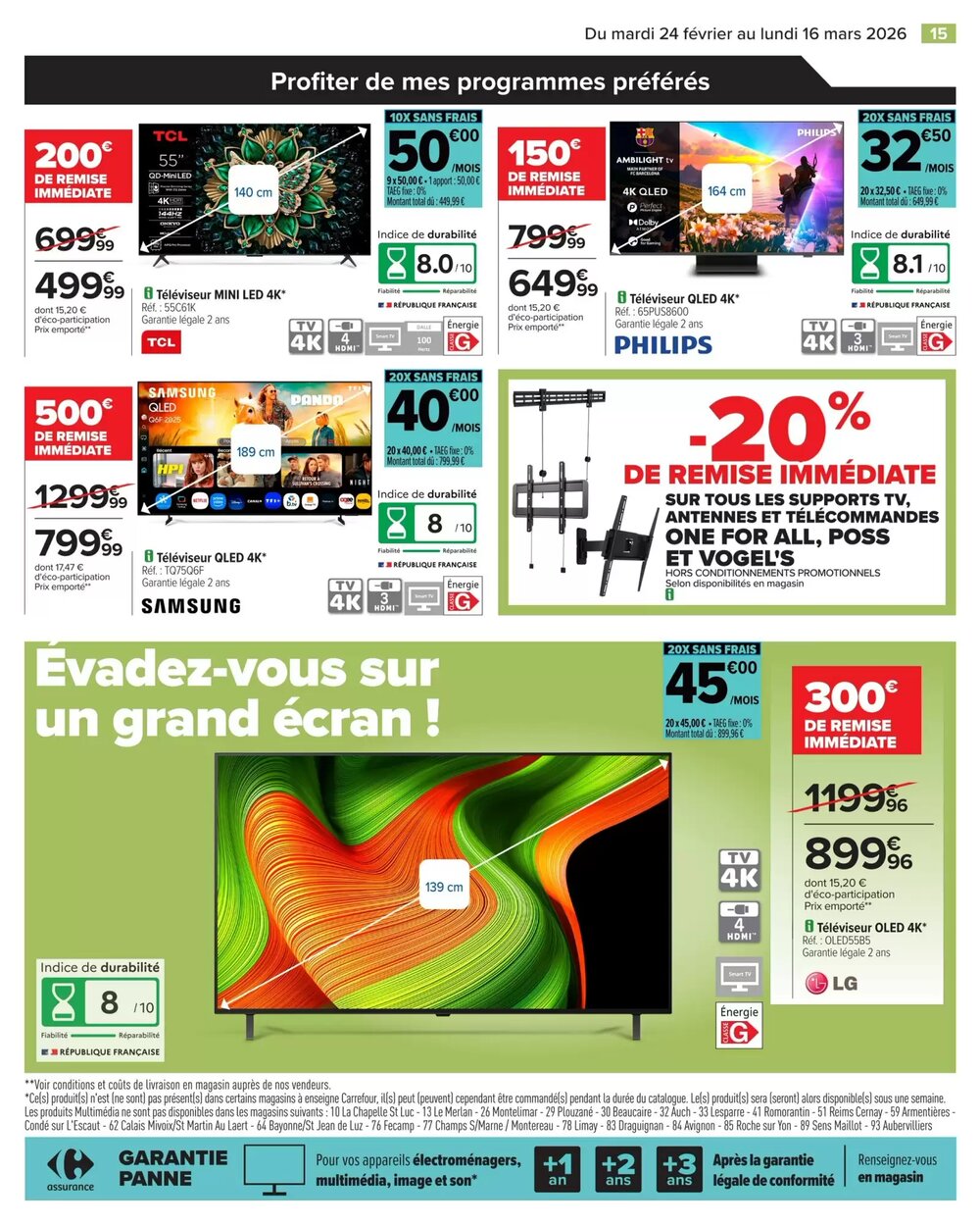 Prospectus promotionnel Carrefour valable à partir du 24/02/2026 - Page 15.