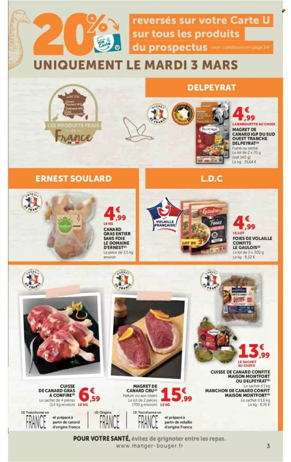 Prospectus promotionnel Hyper U valable à partir du 24/02/2026 - Page 3.